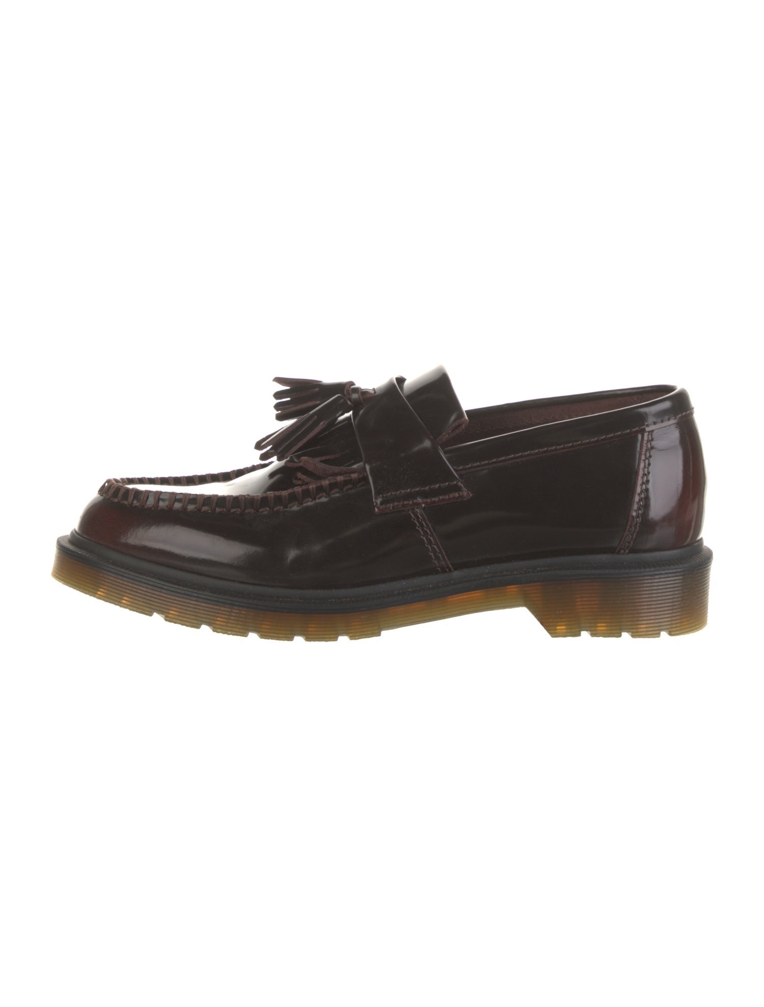 Dr. Martens Leather Tassel Accents Loafers